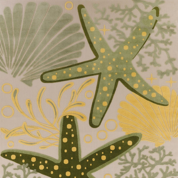 HomeRoots 8' X 11' Coastal-Inspired Starfish Indoor/Outdoor Area Rug - Durable, Easy Care, Stylish Design! 548085