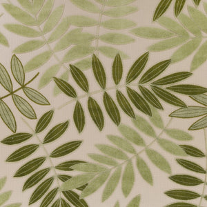 HomeRoots 8' X 11' Ivory Green Palm Leaf Area Rug - Durable Indoor Outdoor Rug for Tropical Coastal Style 548089