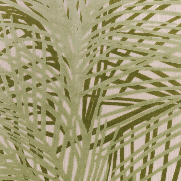 HomeRoots 8' X 11' Ivory Green Palm Leaf Area Rug - Durable Indoor Outdoor Design for Coastal Living Spaces 548090