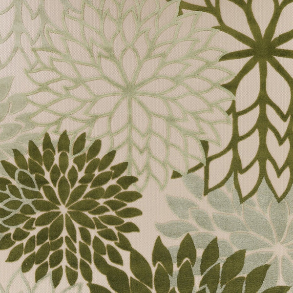 HomeRoots 10' X 14' Ivory & Green Floral Rug - Durable Indoor/Outdoor Area Rug for High Traffic Spaces & Easy Care 548100