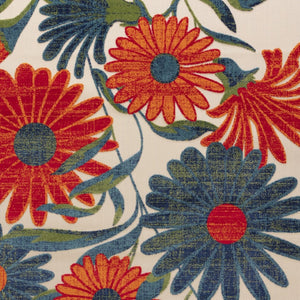 HomeRoots 10' Vibrant Floral Area Rug for Indoor/Outdoor Use – Durable, Stain-Resistant, Easy-Clean Design! 548106