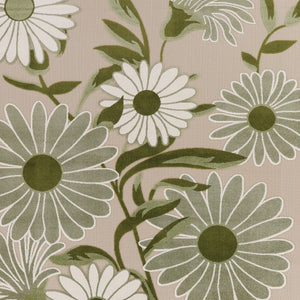 HomeRoots 9' X 12' Ivory and Green Floral Area Rug - Durable Indoor/Outdoor Design for High-Traffic Spaces 548114