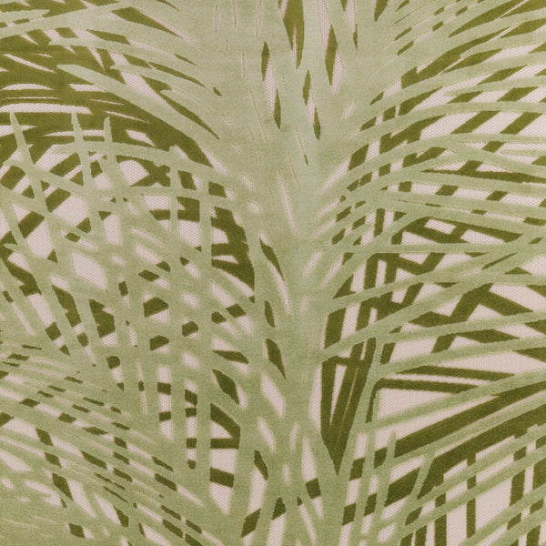HomeRoots 9' X 12' Ivory Green Palm Leaf Area Rug - Durable, Stylish Indoor/Outdoor Carpet for High Traffic Areas 548118