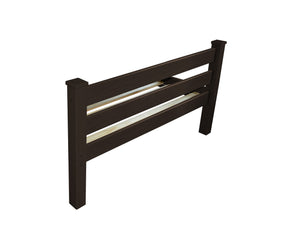 Homeroots Brown Solid Wood Queen Bed Frame - Stylish, Durable Design For Ultimate Comfort And Relaxation  Solid Wood 548168