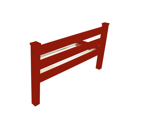 Homeroots Red Solid Wood Queen Bed Frame - Luxurious Design For Ultimate Comfort And Durability In Your Bedroom  Solid Wood 548169