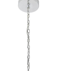 HomeRoots Silver Candle-Style Eight-Light Chandelier - Dimmable, Smart-Enabled, Modern Farmhouse Elegance 548190