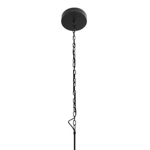 HomeRoots Black Candle-Style Eight-Light Smart Chandelier - Modern Farmhouse Design with Dimmable Functionality 548191