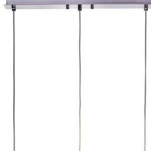 HomeRoots Black Modern Three-Light Dimmable Smart Chandelier with Clear Glass Shades for Stylish Lighting 548195