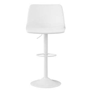 English Elm Bar Stools Set Of 2 - Modern Pu Leather Adjustable Swivel Counter Height Stools For Stylish Spaces T3950P399120