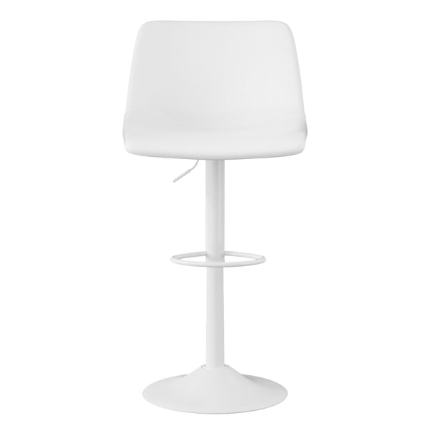 English Elm Bar Stools Set Of 2 - Modern Pu Leather Adjustable Swivel Counter Height Stools For Stylish Spaces T3950P399120