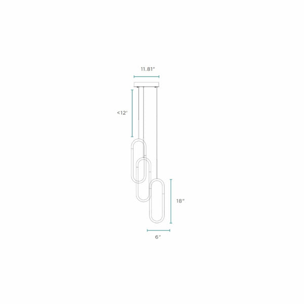 HomeRoots Gold Three-Light Dimmable Smart Chandelier - Elegant LED Fixture for Modern Home Illumination 548200