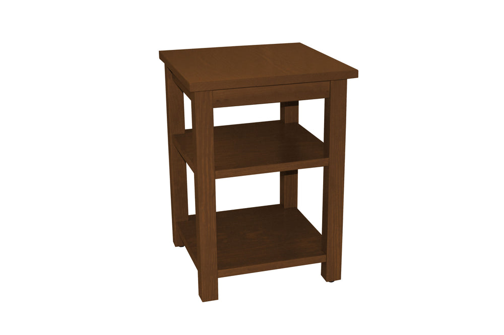 Homeroots 28" Brown Solid Wood Nightstand   548313