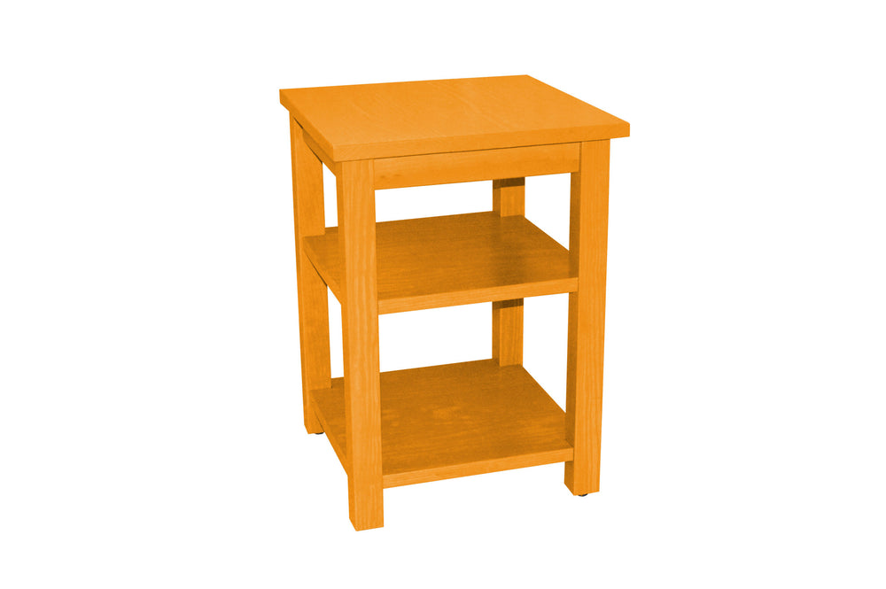 Homeroots 28" Yellow Solid Wood Nightstand   548321
