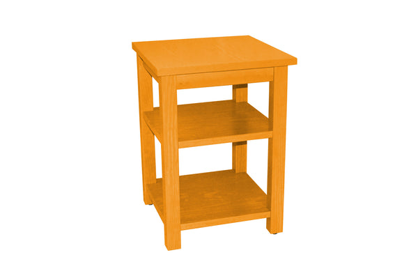 Homeroots 28" Yellow Solid Wood Nightstand   548321