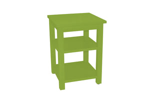 Homeroots 28" Green Solid Wood Nightstand   548322