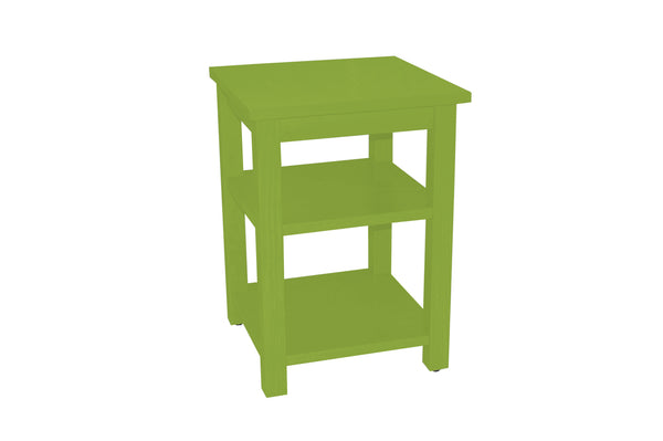 Homeroots 28" Green Solid Wood Nightstand   548322