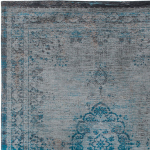 Homeroots 8' X 11' Gray And Green Medallion Non Skid Area Rug  100% Pet 548344