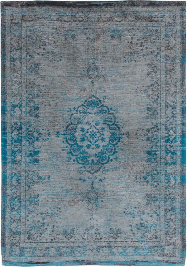 HomeRoots 3' Gray and Green Medallion Non-Skid Area Rug – Stylish and Safe for High Traffic Spaces, Easy Care 9' X 13' 548345