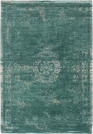 Homeroots 8' X 11' Gray And Green Medallion Non Skid Area Rug  100% Pet 548356