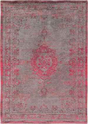 HomeRoots 3' Gray and Pink Medallion Area Rug - Elegant Non-Skid Design for Entryways and High-Traffic Spaces 9' X 13' 548375