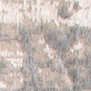 HomeRoots 3' Gray and White Abstract Non-Skid Area Rug - Modern Design for Entryways and Kitchens, Easy Care 7' X 9' 548399