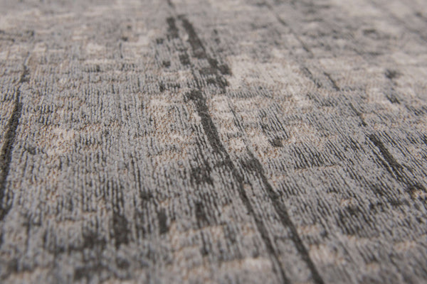 Homeroots 8' X 11' Gray And White Abstract Non Skid Area Rug  100% Pet 548400