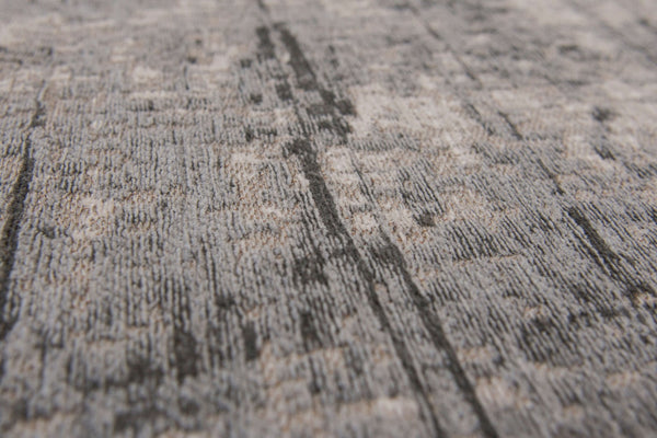 HomeRoots 9' Modern Gray and White Abstract Non-Skid Area Rug - Perfect for High-Traffic Spaces and Style! 548401