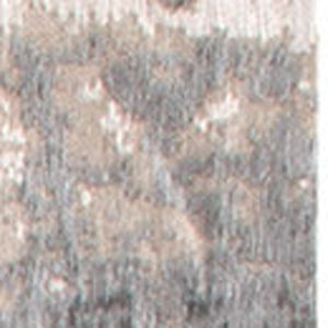 HomeRoots 9' Modern Gray and White Abstract Non-Skid Area Rug - Perfect for High-Traffic Spaces and Style! 548401