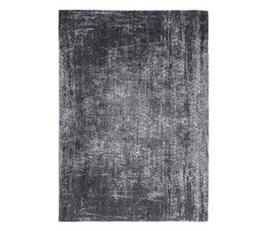 HomeRoots 3'' Black and Gray Chevron Non Skid Area Rug - Modern Design for Entryways and High-Traffic Spaces 3' X 5' 548420