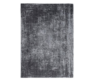 Homeroots 6' X 8' Black And Gray Chevron Non Skid Area Rug  100% Pet 548422