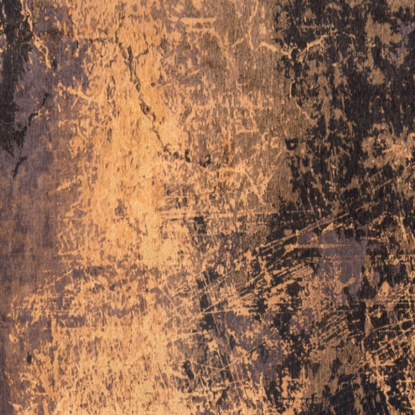 HomeRoots 9' X 13' Yellow and Brown Abstract Non-Skid Area Rug – Modern Design for Stylish, Safe Spaces! 548441