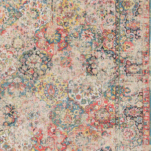 Homeroots 5' X 7' Red Oriental Non Skid Area Rug  100% Pet 548467