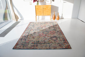 HomeRoots 5' Elegant Red Oriental Area Rug with Non-Skid Backing for Safe and Stylish Home Decor Solutions 8' X 11' 548470