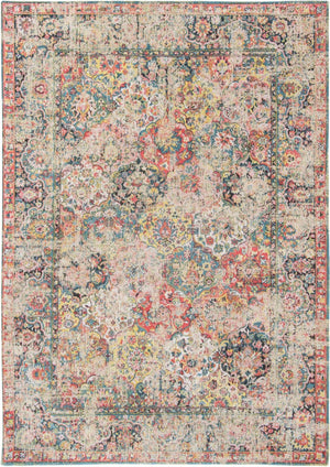 HomeRoots 5' Elegant Red Oriental Area Rug with Non-Skid Backing for Safe and Stylish Home Decor Solutions 8' X 11' 548470
