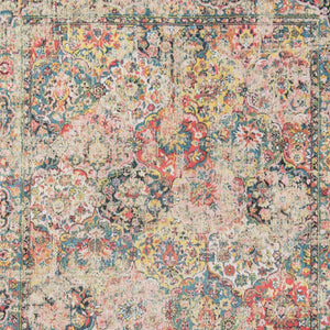 HomeRoots 9' X 13' Red Oriental Area Rug - Non-Skid, Elegant Design for Timeless Home Decor & Safety 548471