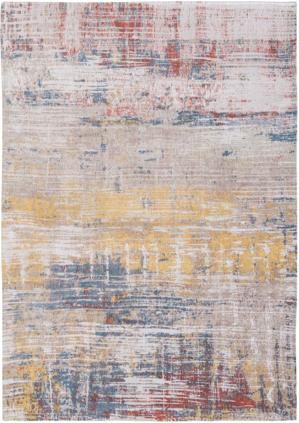 HomeRoots 9' X 13' White Abstract Non-Skid Area Rug - Stylish, Durable, Modern Design for High-Traffic Spaces 548477