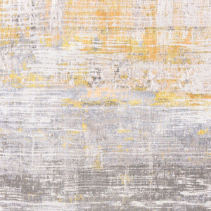 HomeRoots 3'' Modern Abstract White Non-Skid Area Rug for Living Rooms and Bedrooms - Stylish & Safe Design 3' X 5' 548480
