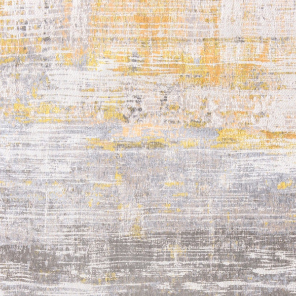 HomeRoots 3'' Modern Abstract White Non-Skid Area Rug for Living Rooms and Bedrooms - Stylish & Safe Design 3' X 5' 548480