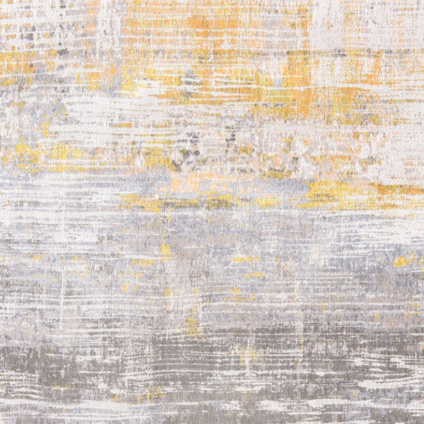 HomeRoots 3'' Modern Abstract White Non-Skid Area Rug for Living Rooms and Bedrooms - Stylish & Safe Design 8' X 11' 548484