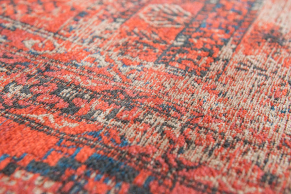 HomeRoots 9' X 13' Red Oriental Area Rug - Timeless Elegance with Non-Skid Backing for Stylish Home Decor 548508
