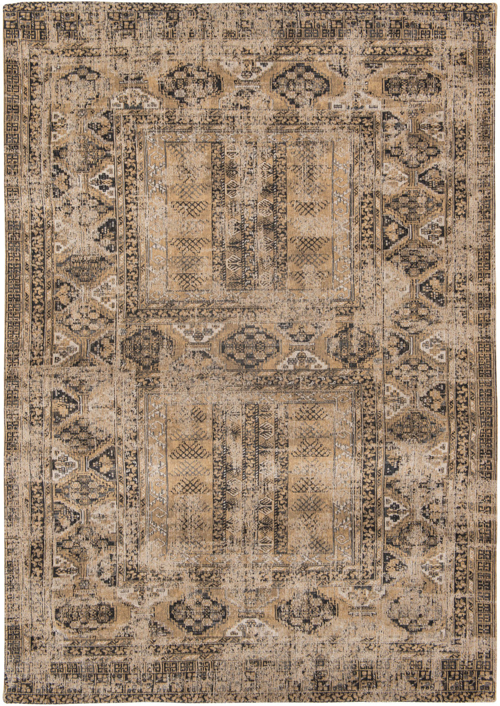 Homeroots 8' X 11' Brown Oriental Non Skid Area Rug  100% Pet 548512