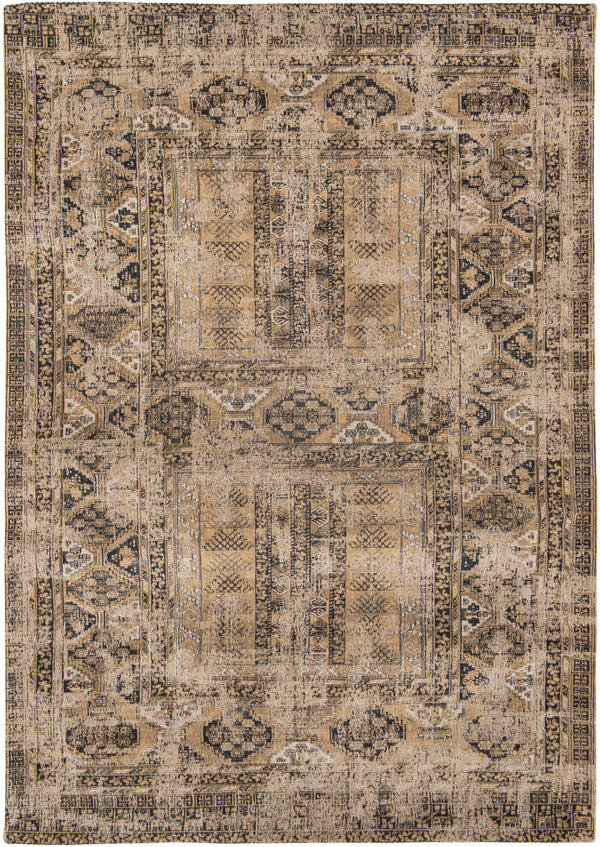 Homeroots 8' X 11' Brown Oriental Non Skid Area Rug  100% Pet 548512
