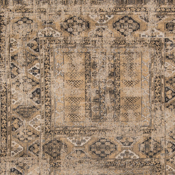 Homeroots 8' X 11' Brown Oriental Non Skid Area Rug  100% Pet 548512