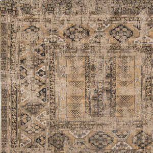 HomeRoots 9' X 13' Brown Oriental Area Rug - Elegant Non-Skid Design for Hallways, Entryways & Living Spaces 548513