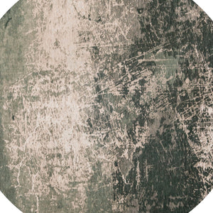 HomeRoots 3' Beige and Green Abstract Area Rug – Stylish Non-Skid Design for Entryways and Small Spaces 8' Round 548521