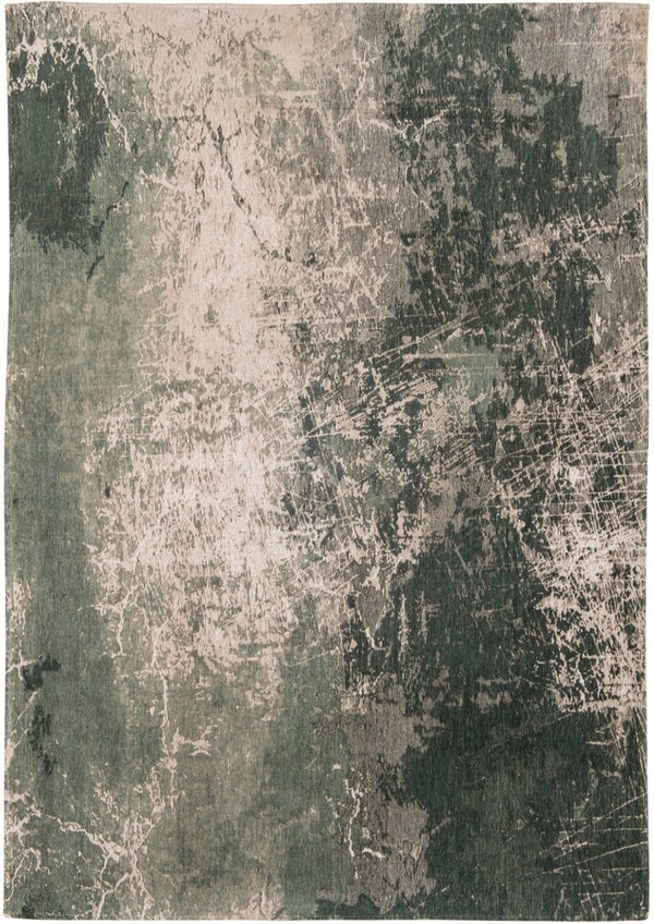 HomeRoots 3' Beige and Green Abstract Area Rug – Stylish Non-Skid Design for Entryways and Small Spaces 8' Round 548521