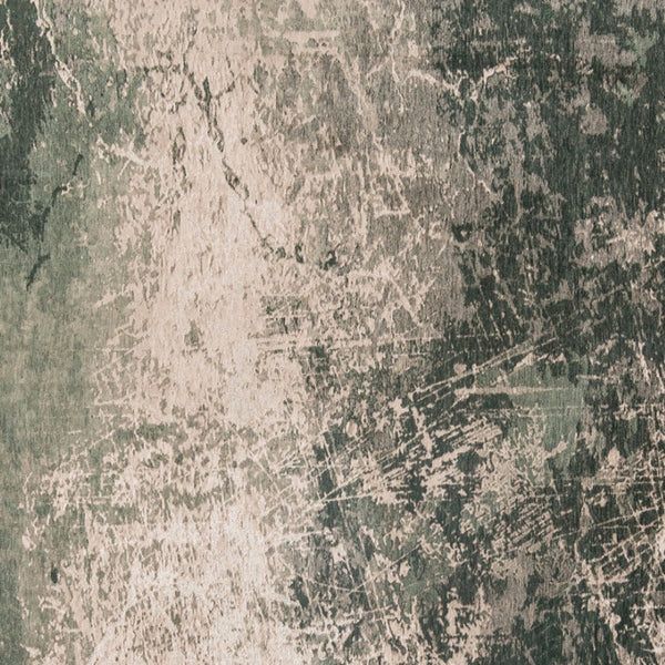 HomeRoots 3' Beige and Green Abstract Area Rug – Stylish Non-Skid Design for Entryways and Small Spaces 8' Round 548521