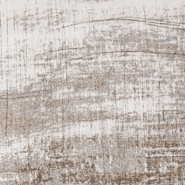 HomeRoots 3' Gray and Beige Abstract Non-Skid Area Rug – Modern Accent for High-Traffic Spaces, Easy Care 5' X 7' 548523