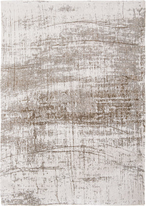 Homeroots 6' X 8' Gray And Beige Abstract Non Skid Area Rug  100% Pet 548524