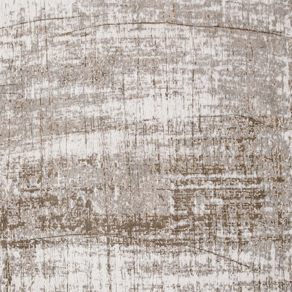 HomeRoots 3' Gray and Beige Abstract Non-Skid Area Rug – Modern Accent for High-Traffic Spaces, Easy Care 8' Round 548529